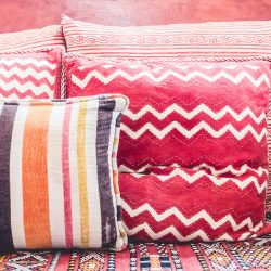 Pillow on sofa decoration interior with morocco style - Vintage Filter